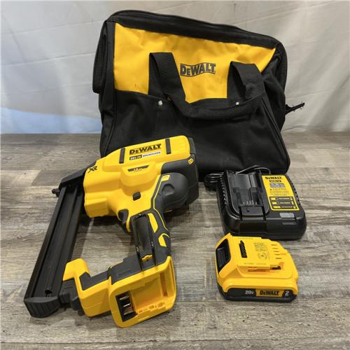 AS-IS DEWALT 20V MAX XR Lithium-Ion Cordless 18-Gauge Narrow Crown Stapler Kit