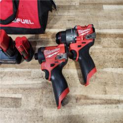 HOUSTON LOCATION - AS - IS Milwaukee 2 Tool Combo Kit W/ (2) Battery & Charger