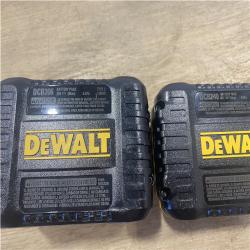 AS-IS DEWALT 20V MAX Lithium-Ion 6.0Ah and 4.0Ah Battery and Charger Starter Kit