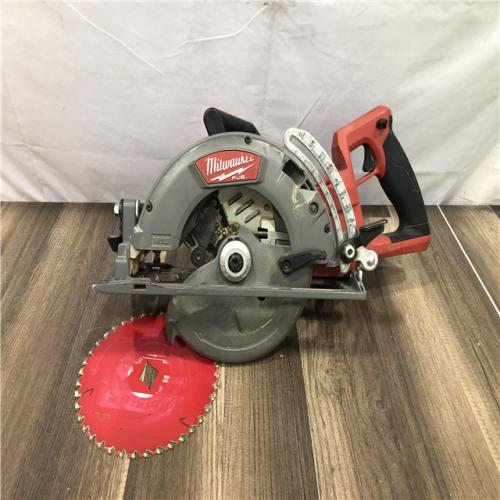 AS-IS Milwaukee  FUEL 18V Lithium-Ion Cordless 7-1/4 in. Rear Handle Circular Saw (Tool-Only)