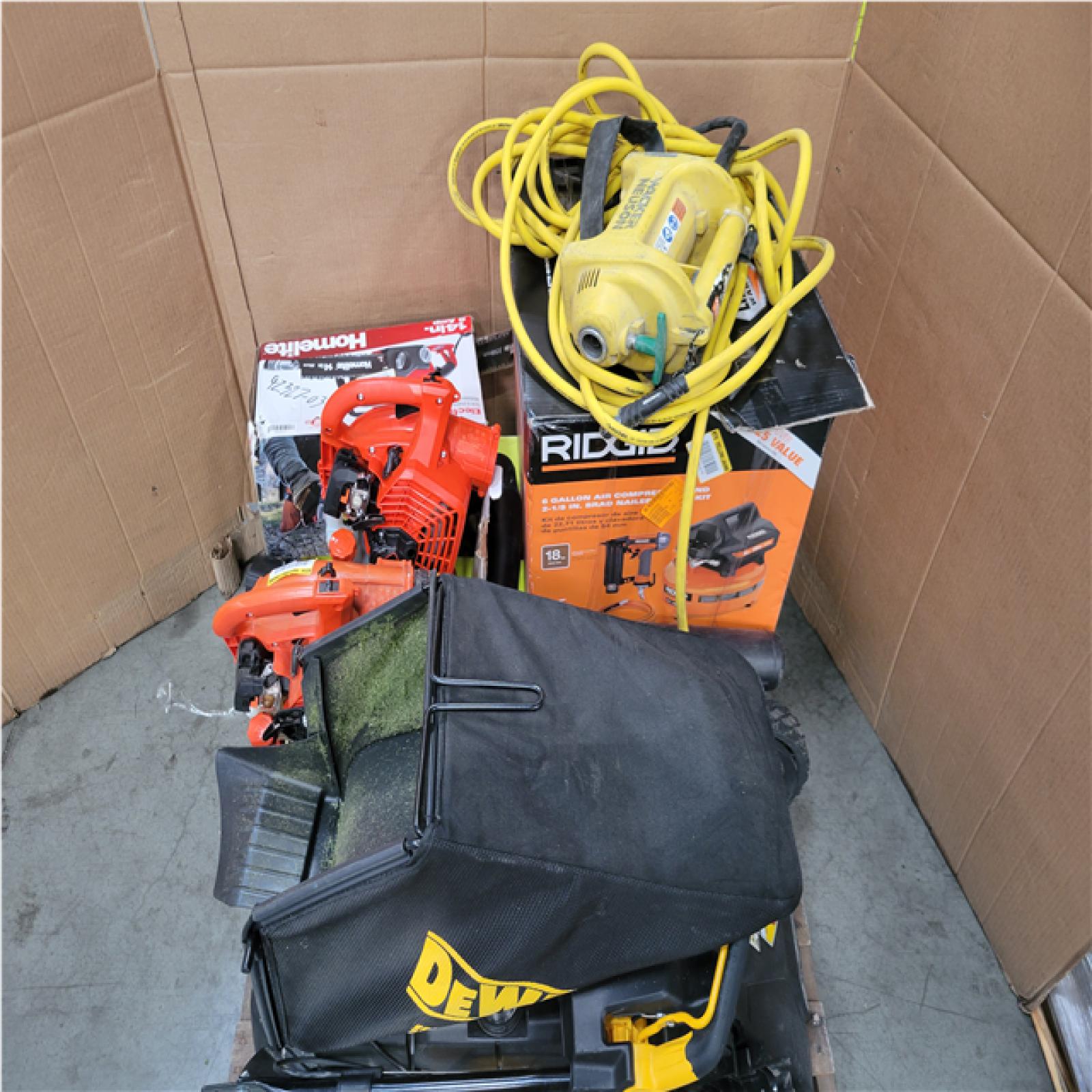 CALIFORNIA AS-IS OUTDOOR POWER EQUIPMENT