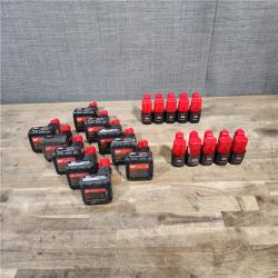 HOUSTON LOCATION - AS-IS MILWAUKEE BATTERY PACK QTY - 20