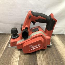 AS-IS Milwaukee M18 18V Lithium-Ion Cordless 3-1/4 in. Planer (Tool-Only)