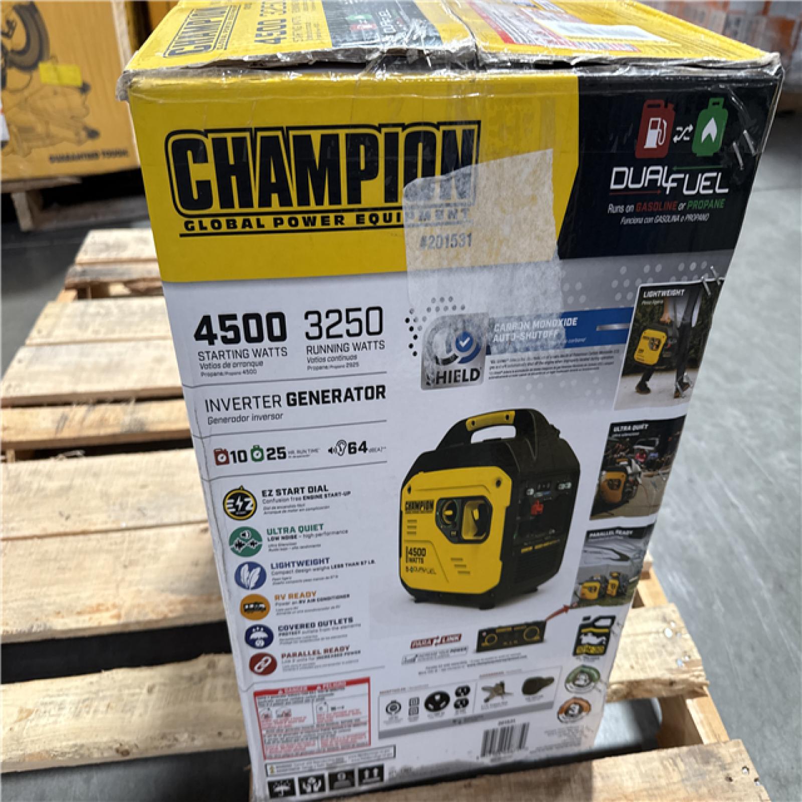 California AS-IS Champion Inverter Generator