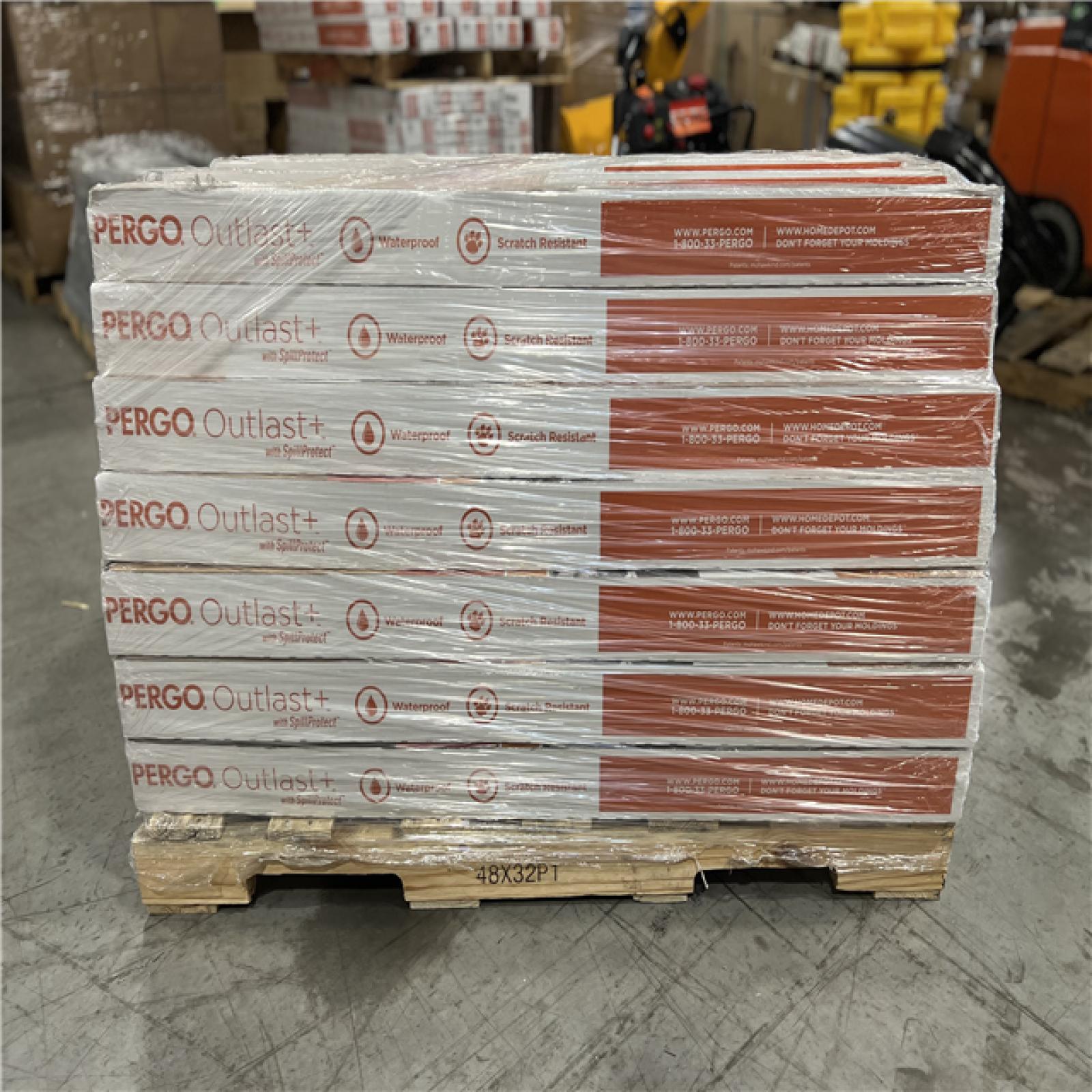 DALLAS LOCATION Pergo Outlast+ Arden Blonde Hickory 12 mm T x 6.1 in. W Waterproof Laminate