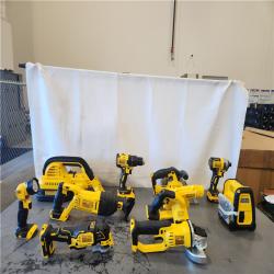 AS-IS- 20-Volt Max Lithium-Ion 10-Tool Cordless Combo Kit with Two 2.0 Ah Batteries  Charger and 2 Bags