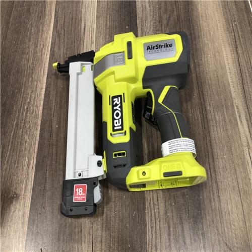 AS-IS RYOBI ONE+ 18V 18-Gauge Cordless AirStrike Narrow Crown Stapler (Tool Only)