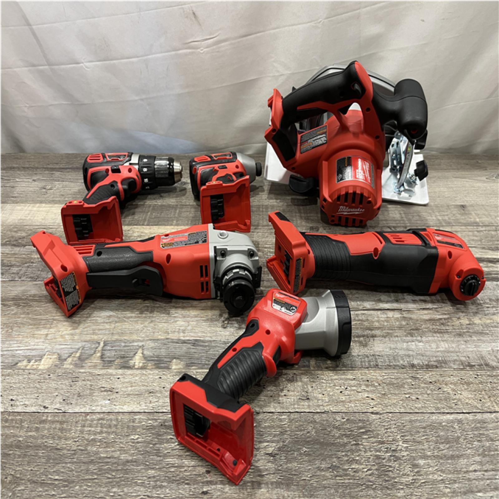 AS-IS Milwaukee 18-Volt Lithium-Ion Cordless (6-Tool) Combo Kit