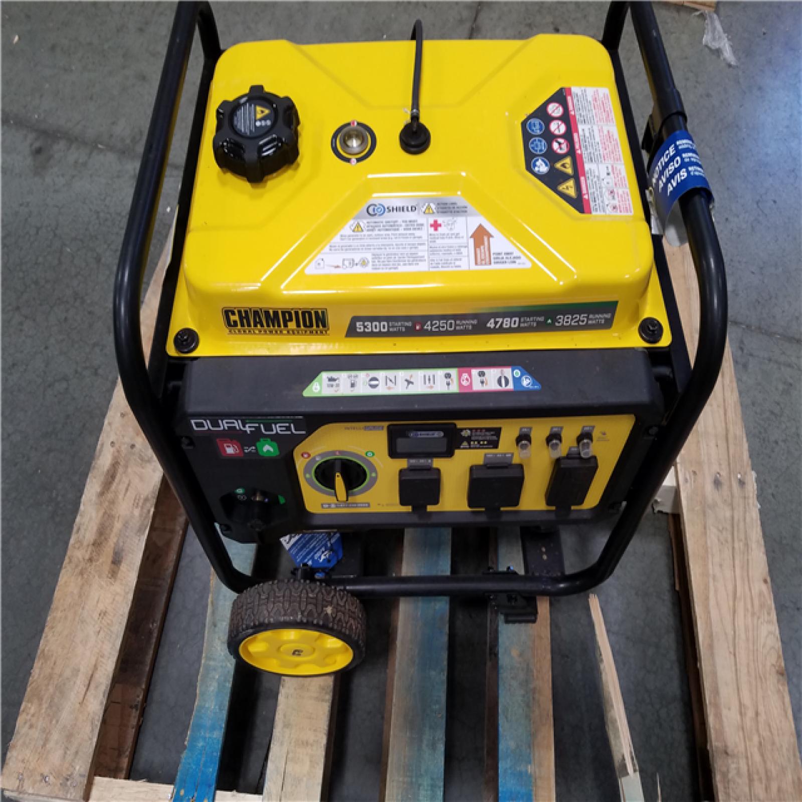 CALIFORNIA AS-IS CHAMPION PORTABLE GENERATOR