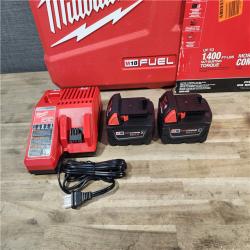 HOUSTON LOCATION - AS-IS (APPEARS LIKE NEW) M18 FUEL ONE-KEY 18V Li-Ion Brushless Cordless 1/2 in. High-Torque Impact Wrench with Friction Ring, Resistant Batteries