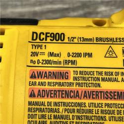 AS-IS DEWALT 20V MAX Lithium-Ion Cordless 1/2 in. Impact Wrench Kit
