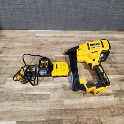 HOUSTON LOCATION - AS - IS DEWALT 20V MAX XR Lithium-Ion Cordless 18-Gauge Narrow Crown Stapler Kit