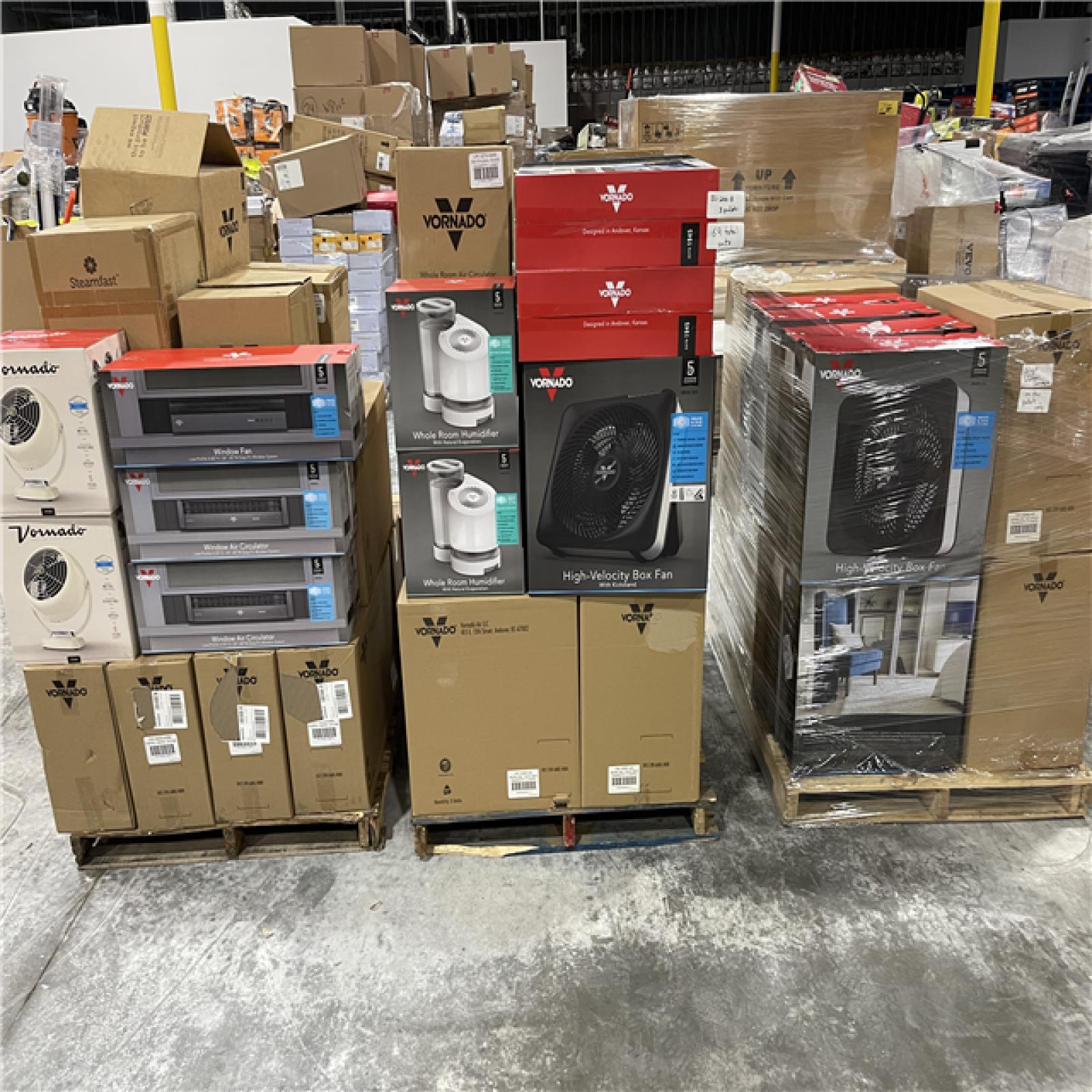 Atlanta Location As-Is Vornado products (69 total units on 3 Pallets) BL200-B