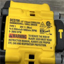 AS-IS DEWALT ATOMIC 20V Lithium-Ion Cordless 1/2 in. Hammer Drill Kit