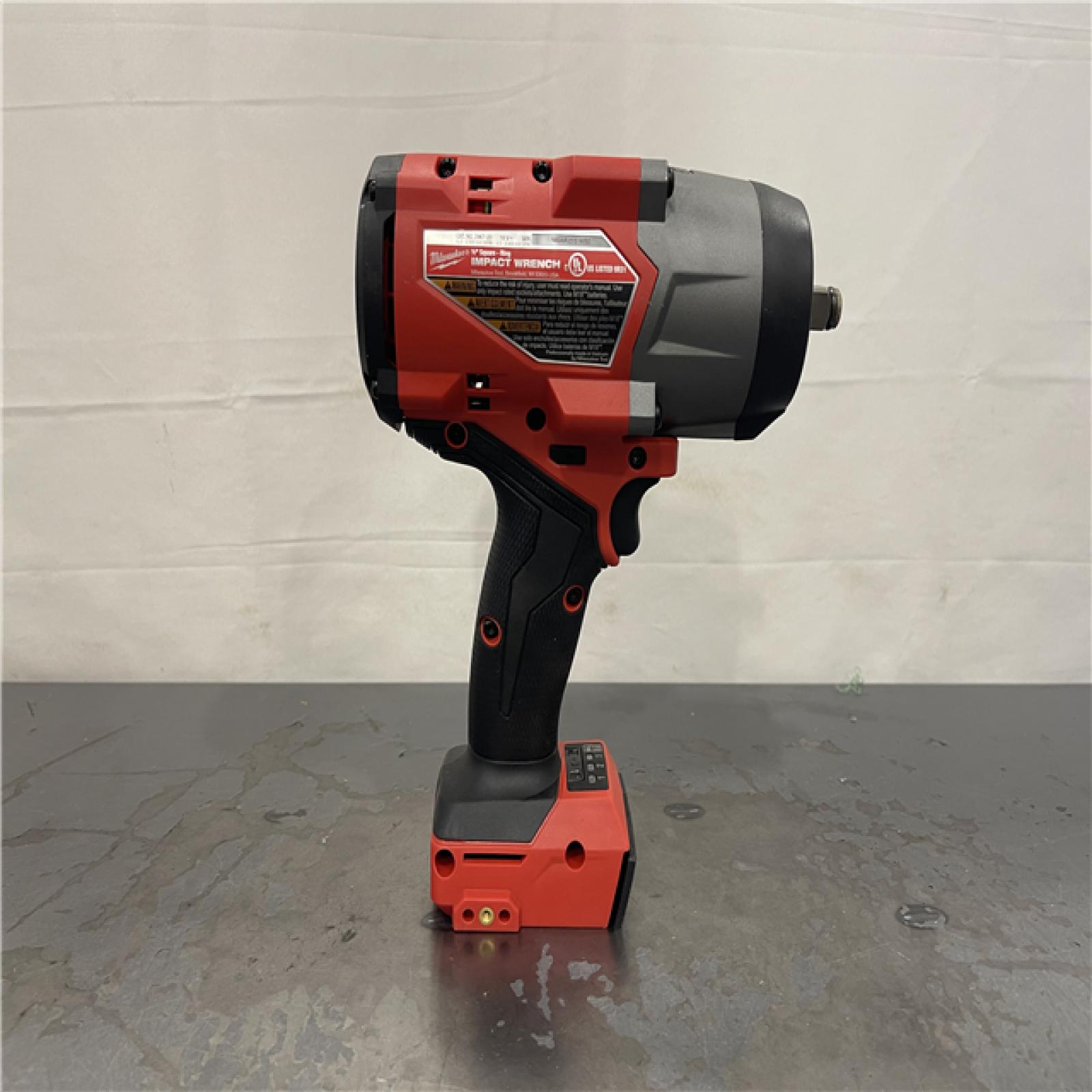AS-IS- Milwaukee M18 FUEL 18V Lithium-Ion Brushless Cordless 1/2 in. Impact Wrench with Friction Ring (Tool-Only)