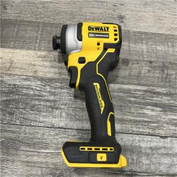 AS-IS DEWALT Atomic 20V Max Lithium-Ion Brushless Cordless Compact 1/4 in. Impact Driver Kit