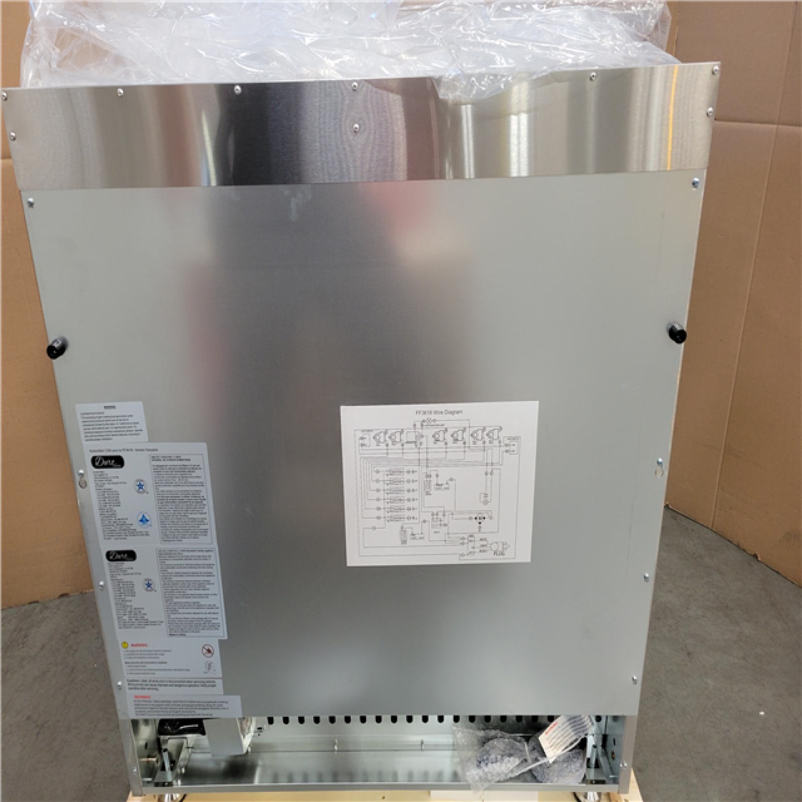 California AS-IS Duro Kitchen 36 Stainless Steel Gas Range Model FF3618; Appears in Excellent Condition