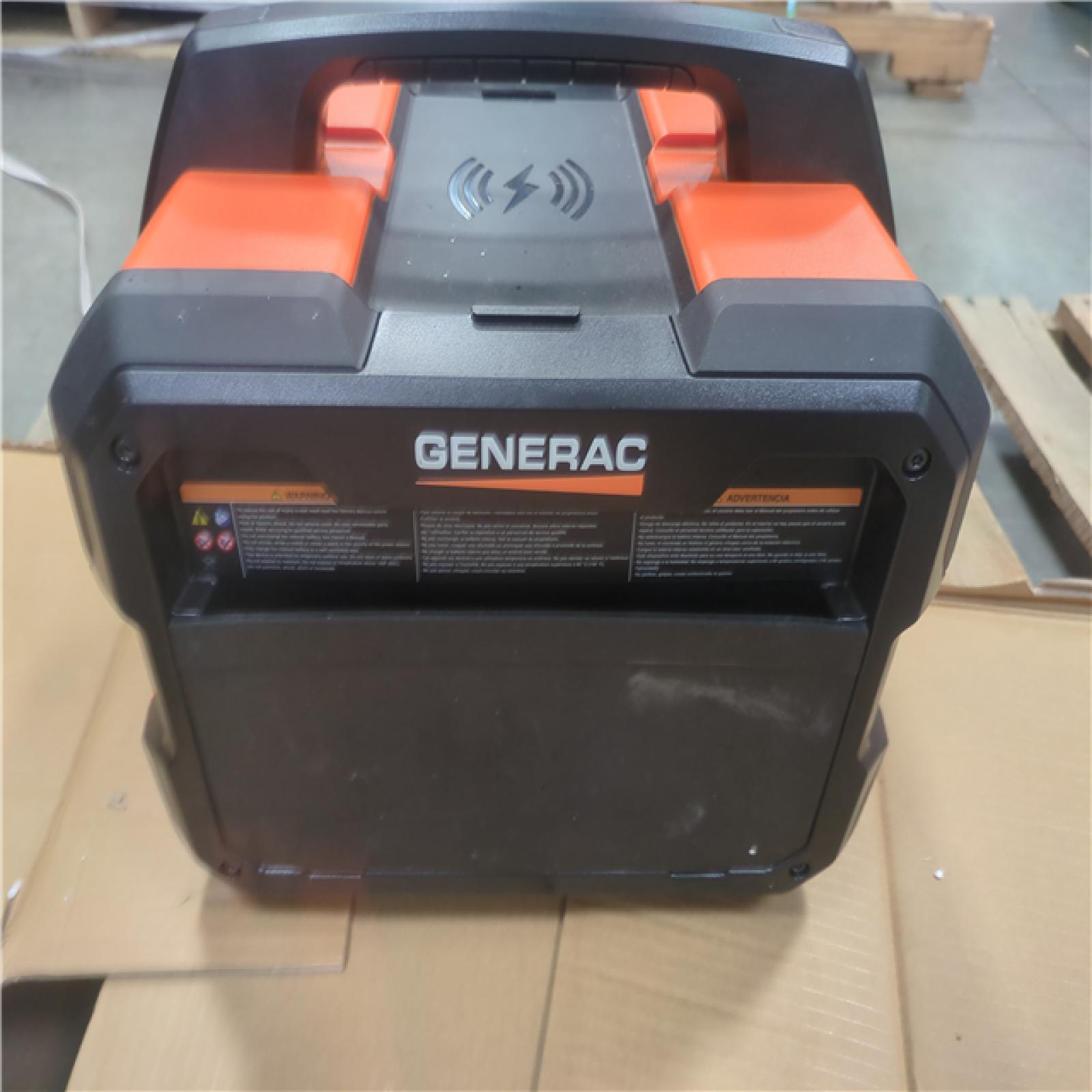 CALIFORNIA AS-IS GENERAC PORTABLE POWER station