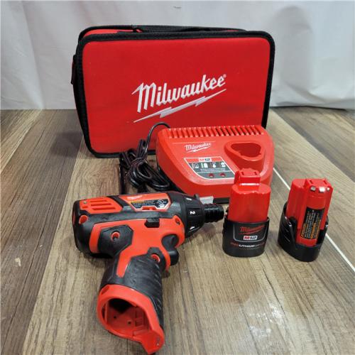 AS-IS Milwaukee 2401-22 - M12 12V Cordless Screwdriver Kit