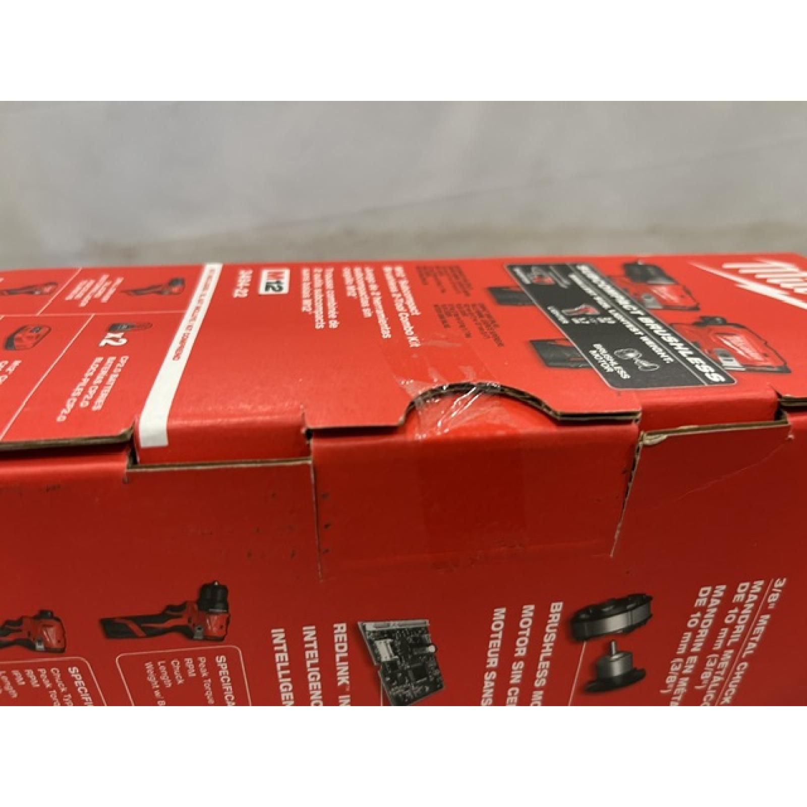 NEW - Milwaukee 12-Volt Lithium-Ion Brushless Cordless Subcompact Drill and Impact Driver Combo Kit