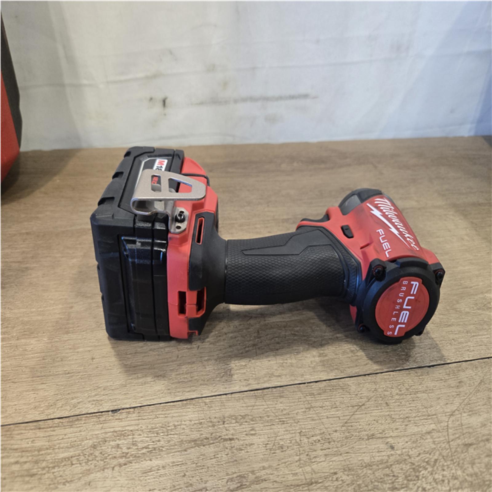 AS-IS Milwaukee FUEL 18V Lithium-Ion Brushless Cordless Hammer Drill and Impact Driver Combo Kit
