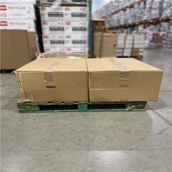 DALLAS LOCATION- AS-IS Blanco Performa SILGRANIT Brown Granite Composite 33 in. Double Bowl Undermount Kitchen Sink with Low Divide PALLE-(2 UNITS)