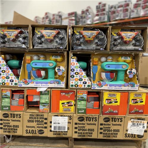 DALLAS LOCATION- NEW! BULLSEYE MIXED TOY PALLET- (204 UNITS)