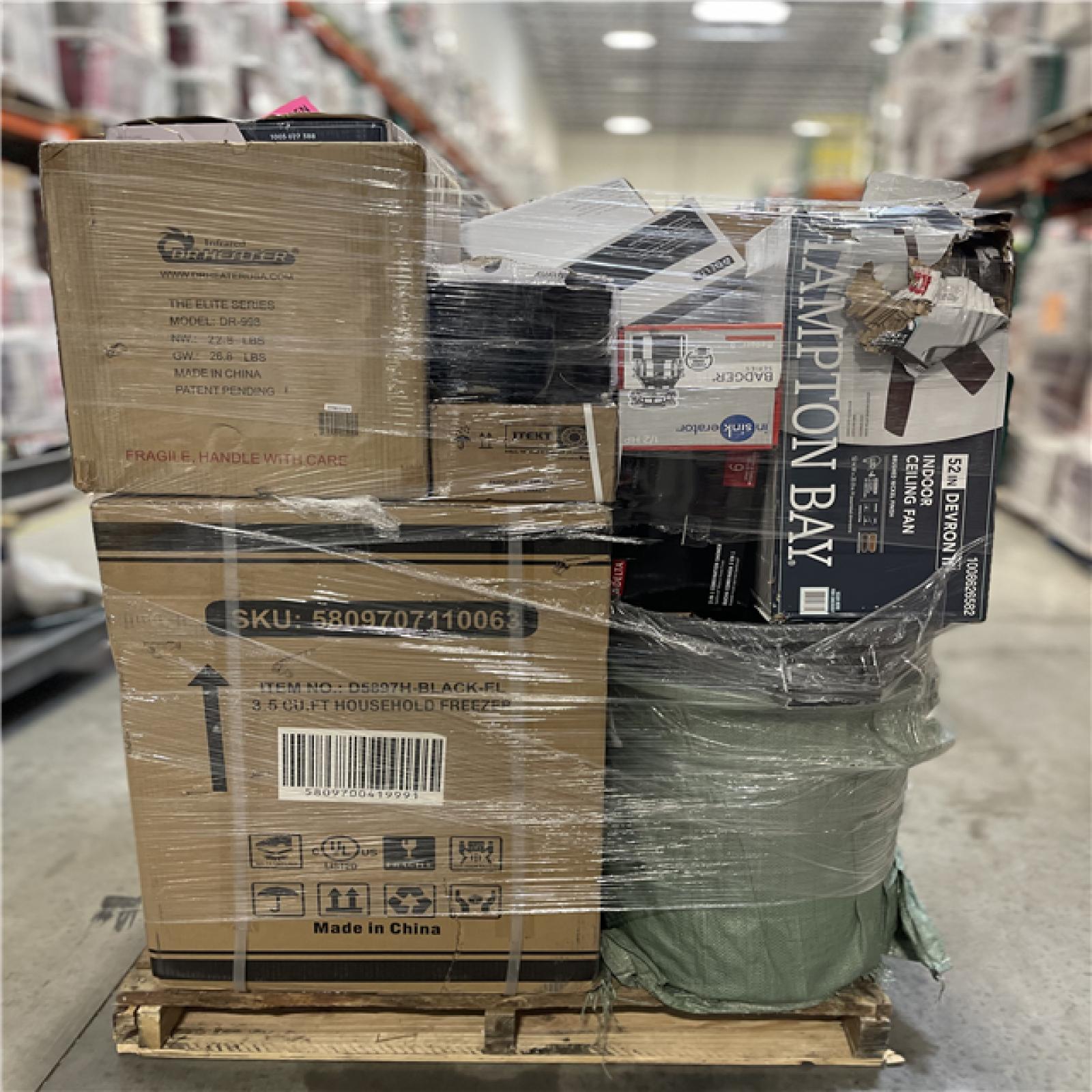 DALLAS LOCATION- AS-IS HOME IMPROVEMENT PALLET