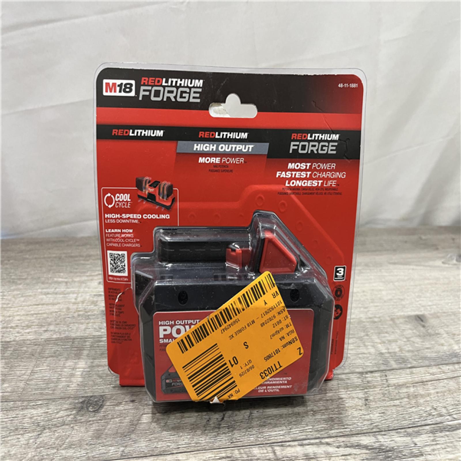 NEW - Milwaukee 18V Lithium-Ion REDLITHIUM FORGE XC 8.0 Ah Battery Pack