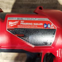 HOUSTON LOCATION - AS-IS Milwaukee FUEL 3-1/2 in. 18-Volt 30-Degree Lithium-Ion Brushless Cordless Framing Nailer (Tool-Only)