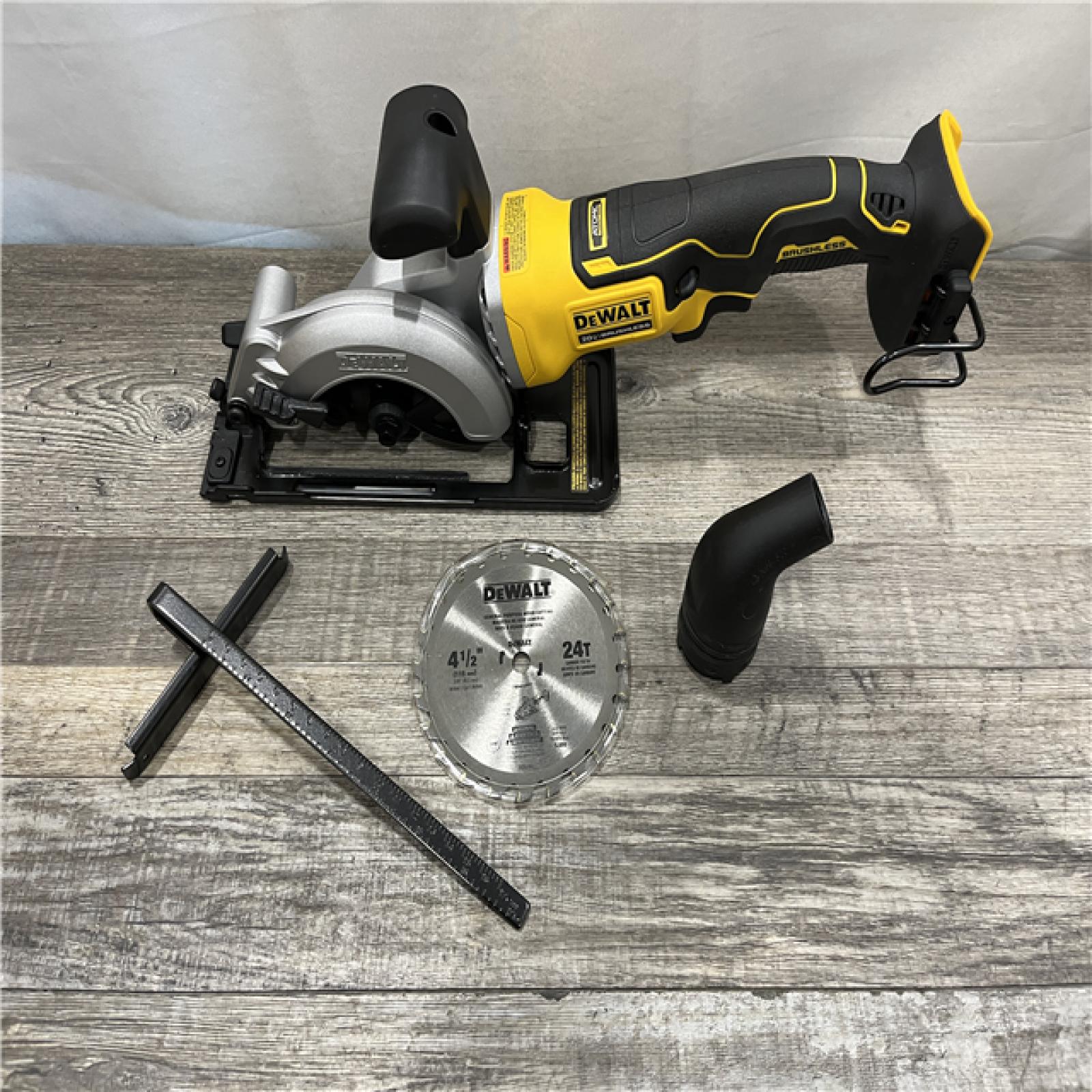 AS-IS DEWALT ATOMIC 20V MAX Cordless Brushless 4-1/2 in. Circular Saw (Tool Only)