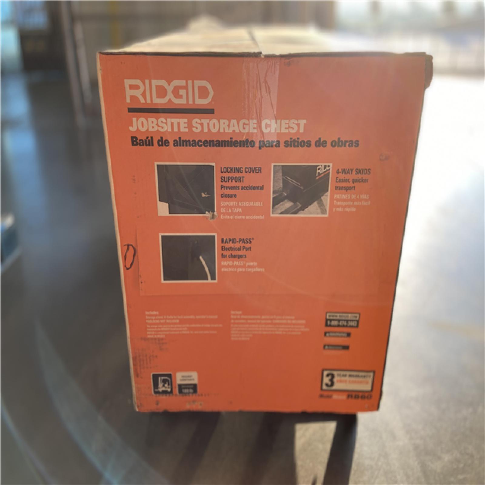 DALLAS LOCATION - RIDGID 60 in. x 24 in. Universal Storage Chest