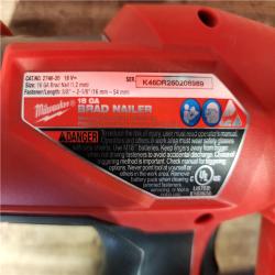 HOUSTON LOCATION - AS-IS Milwaukee FUEL 18-Volt Lithium-Ion Brushless Cordless Gen II 18-Gauge Brad Nailer (Tool-Only)