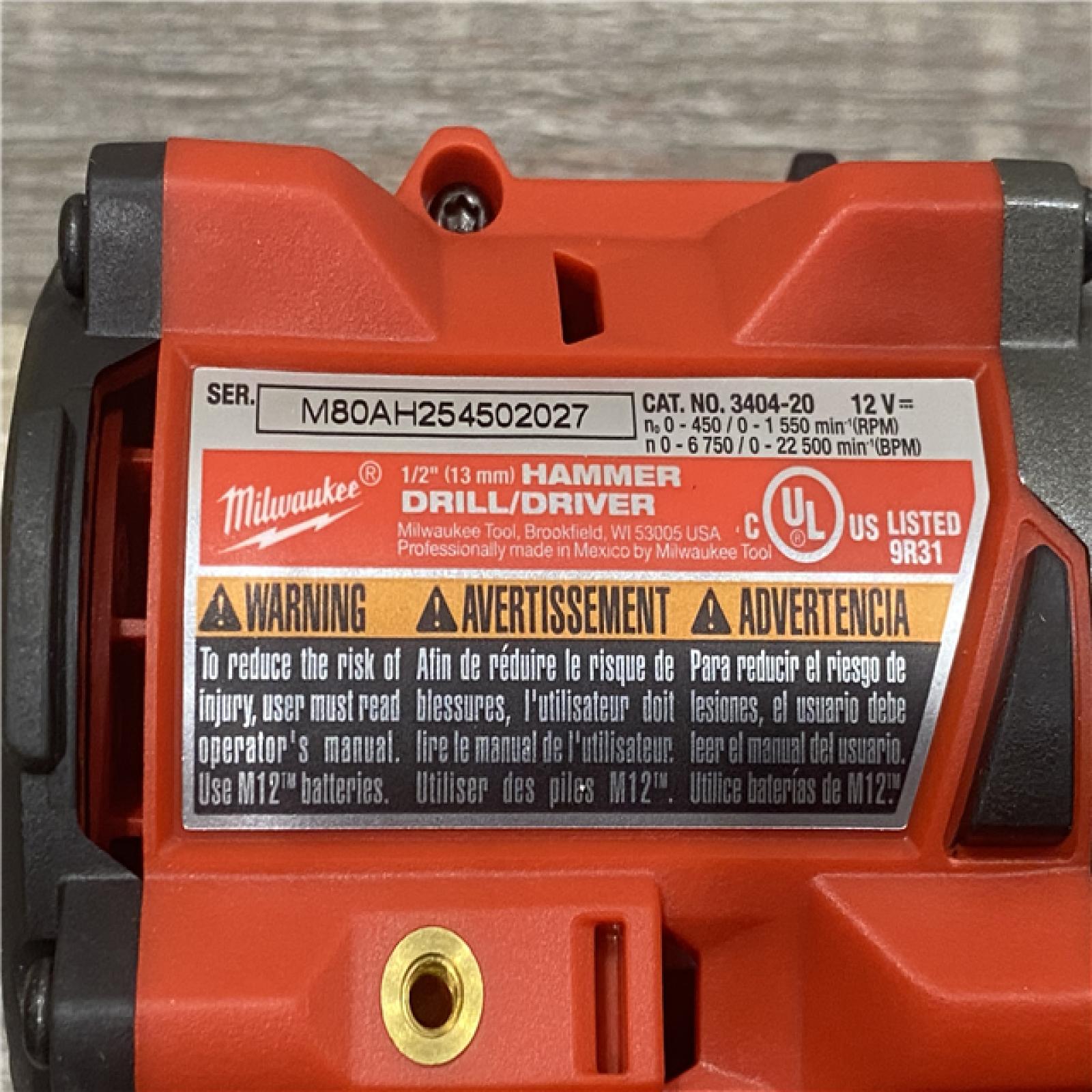 AS-IS Milwaukee FUEL 12-Volt Lithium-Ion Brushless Cordless Hammer Drill and Impact Driver Combo Kit