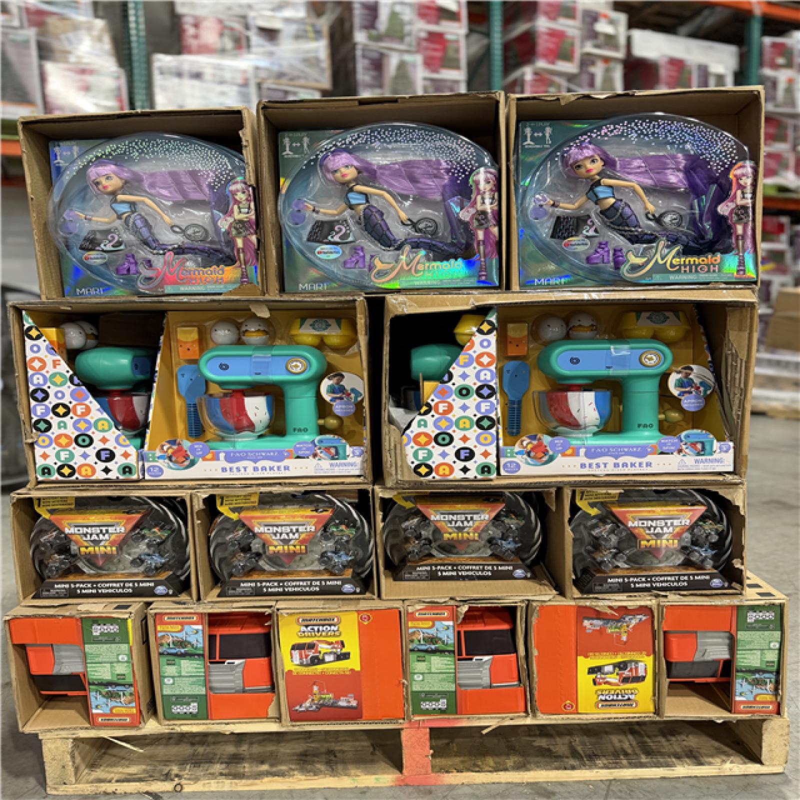 DALLAS LOCATION- NEW! BULLSEYE MIXED TOY PALLET