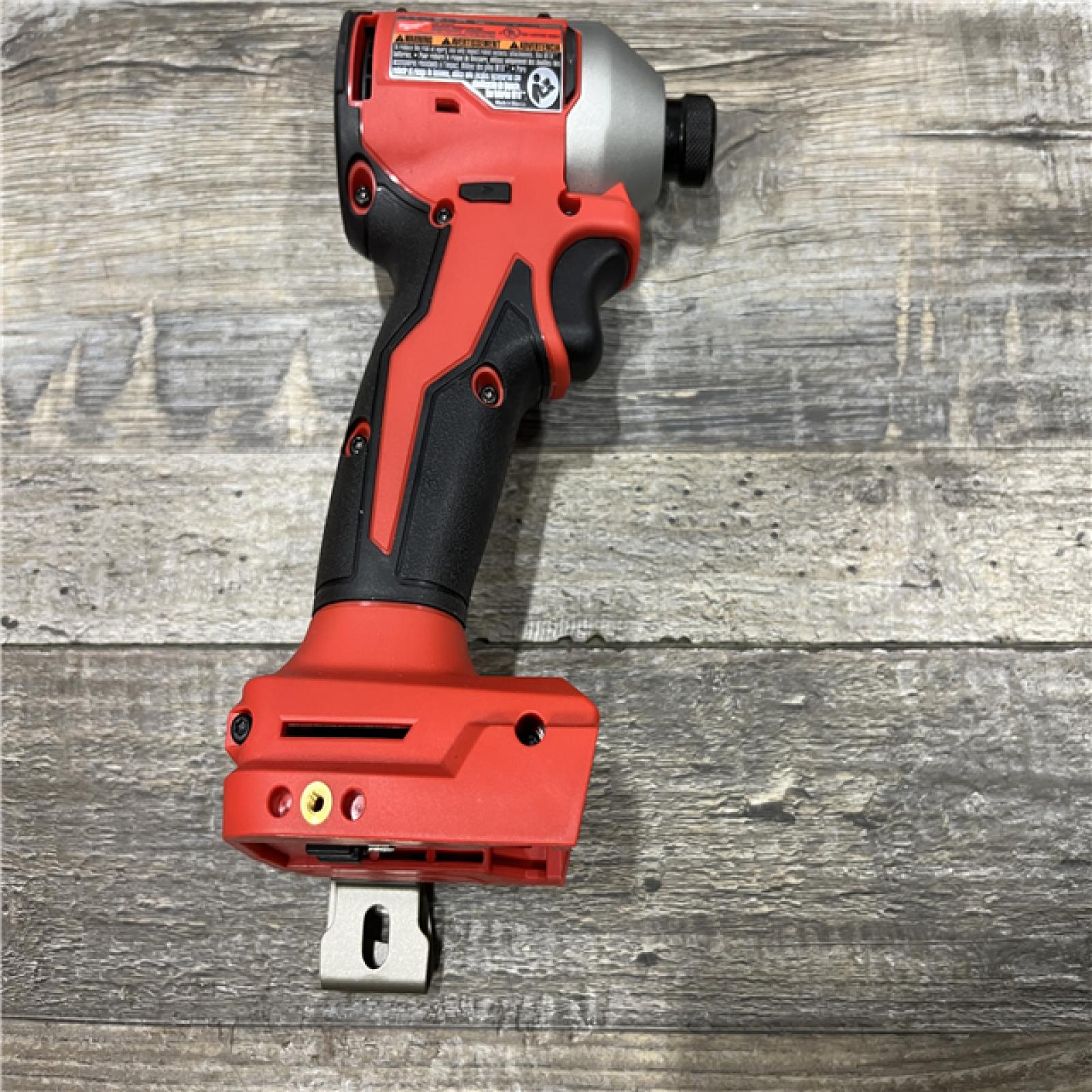 AS-IS Milwaukee 18-Volt Lithium-Ion Compact Brushless Cordless 1/4 in. Impact Driver Kit