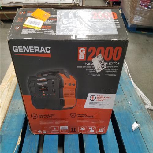 CALIFORNIA AS-IS GENERAC PORTABLE GENERATOR