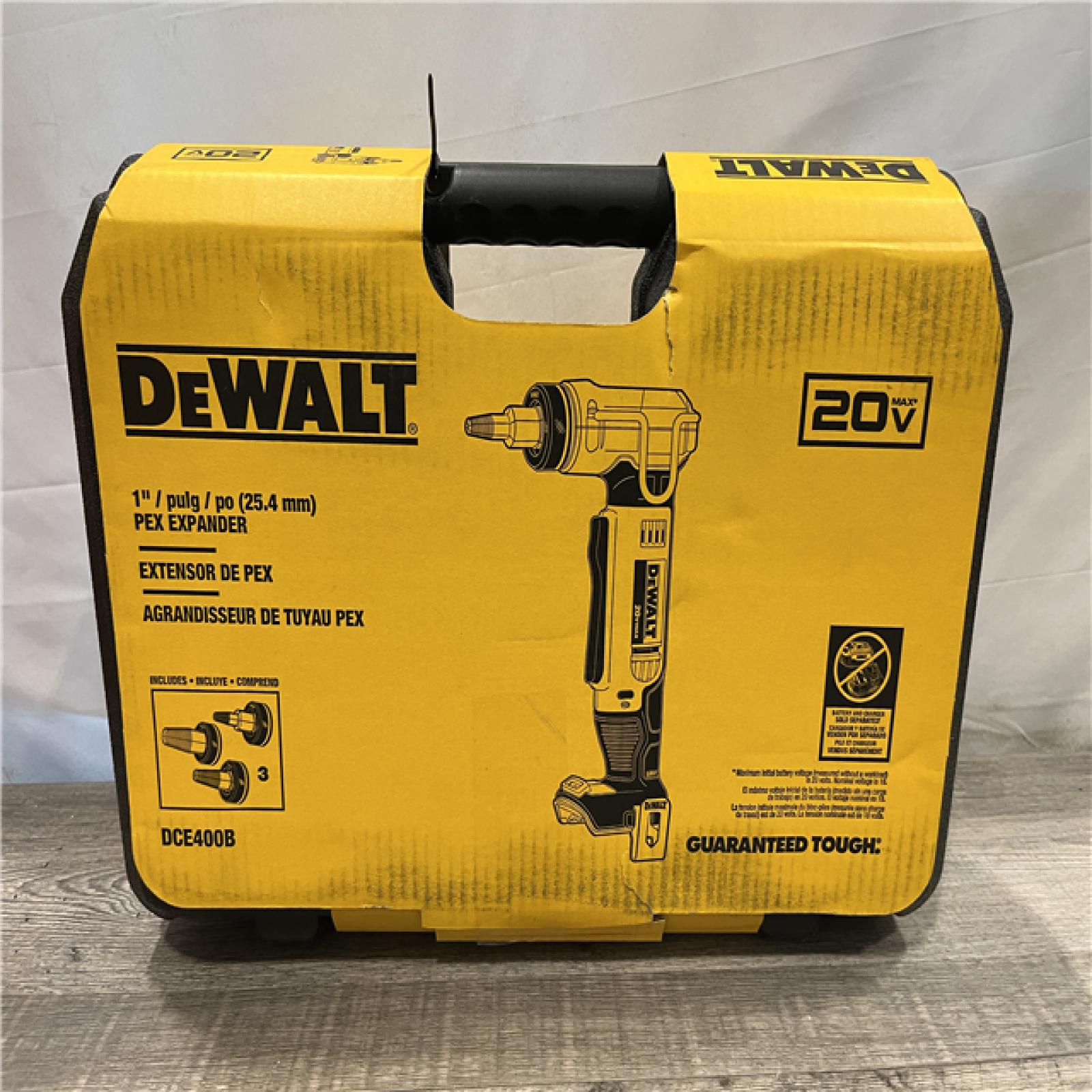 AS-IS DEWALT 20V MAX Cordless 1 in. PEX Expansion Tool Kit