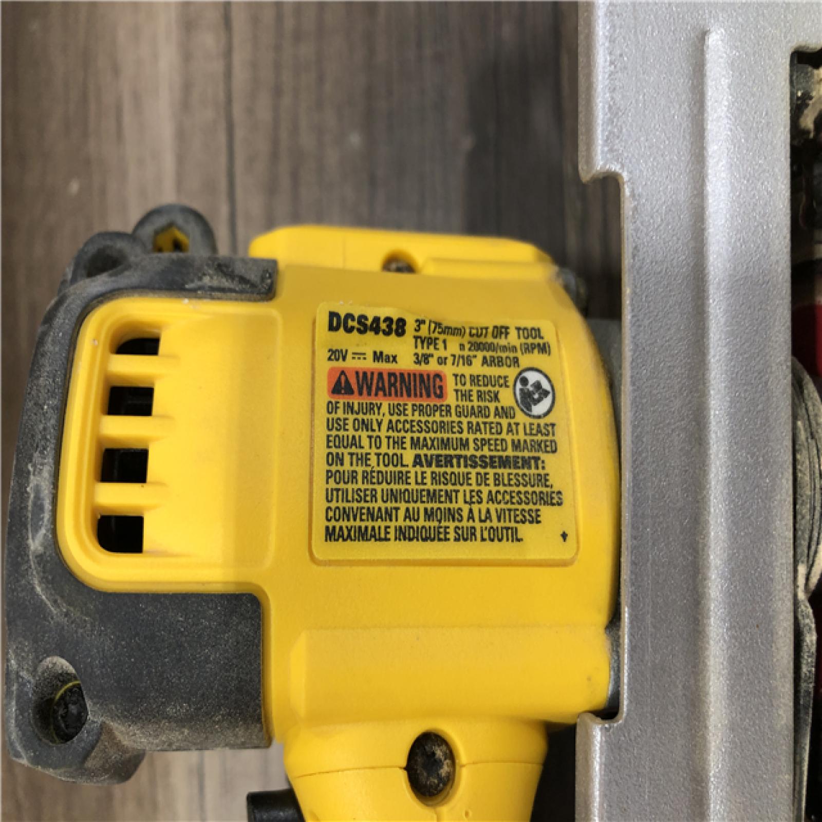 AS-IS DEWALT 20V XR Cordless 3 in. Cut-Off Tool (Tool Only)