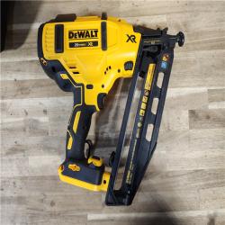 HOUSTON LOCATION - AS-IS DeWalt 20V 16 Gauge Cordless Angled Finish Nailer Kit W/ 2Ah Battery