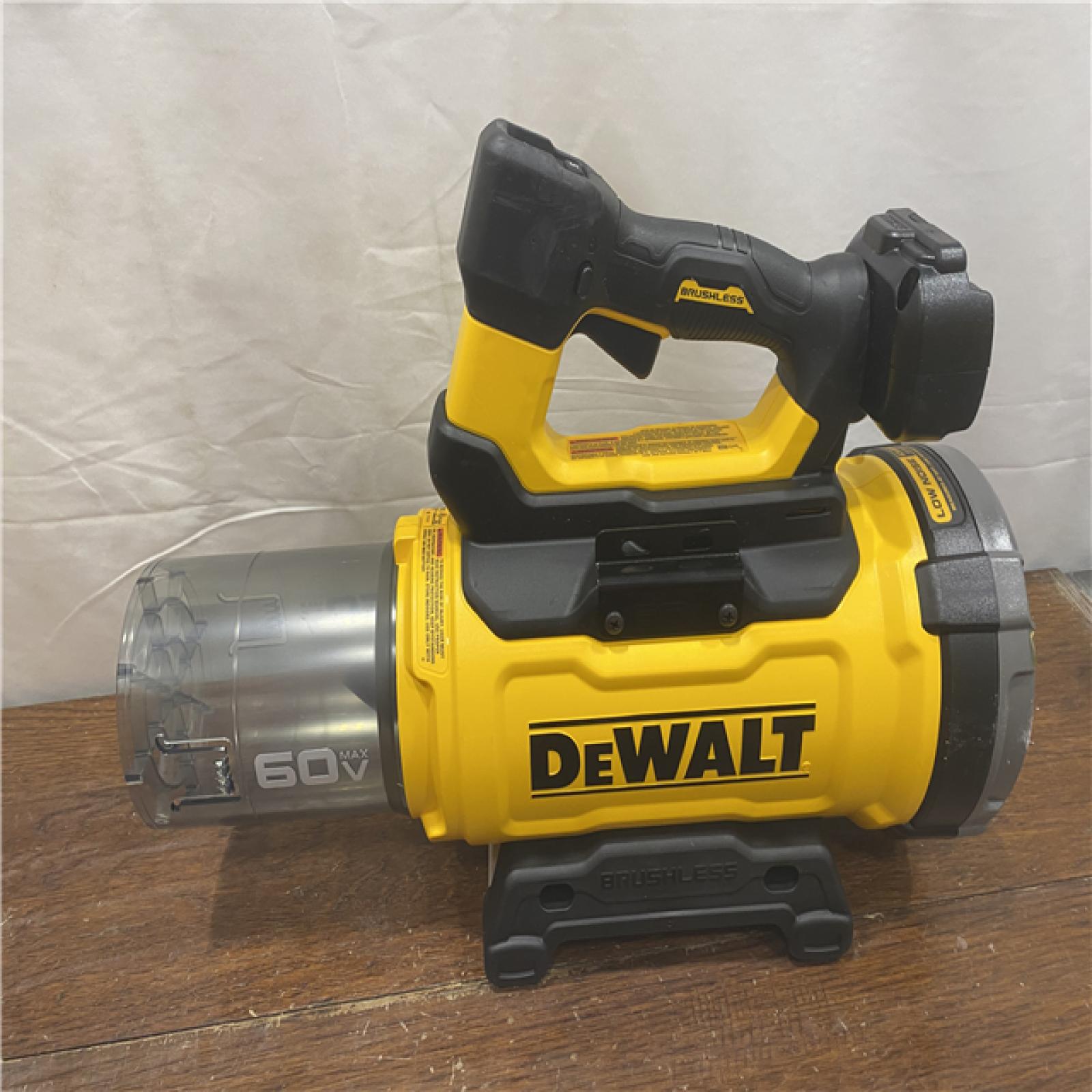 AS-IS DEWALT FLEXVOLT 60V MAX 160 MPH 760 CFM Brushless Cordless  and Charger
