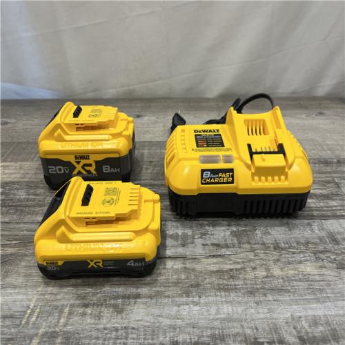 LIKE NEW - DEWALT 20V XR Lithium-Ion Starter Pack with 8.0 Ah and 4.0 Ah Battery Packs and Charger