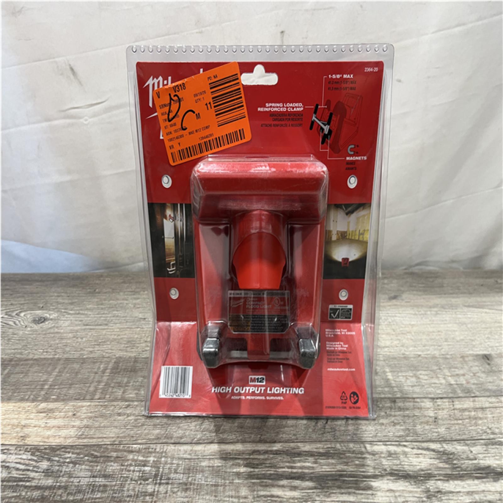 AS-IS Milwaukee 12-Volt Lithium-Ion Cordless 1000-Lumen Rover LED Compact Flood Light (Tool-Only)