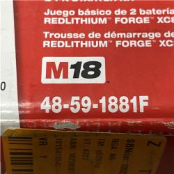 NEW - Milwaukee 18-Volt Lithium-Ion REDLITHIUM FORGE Starter Kit