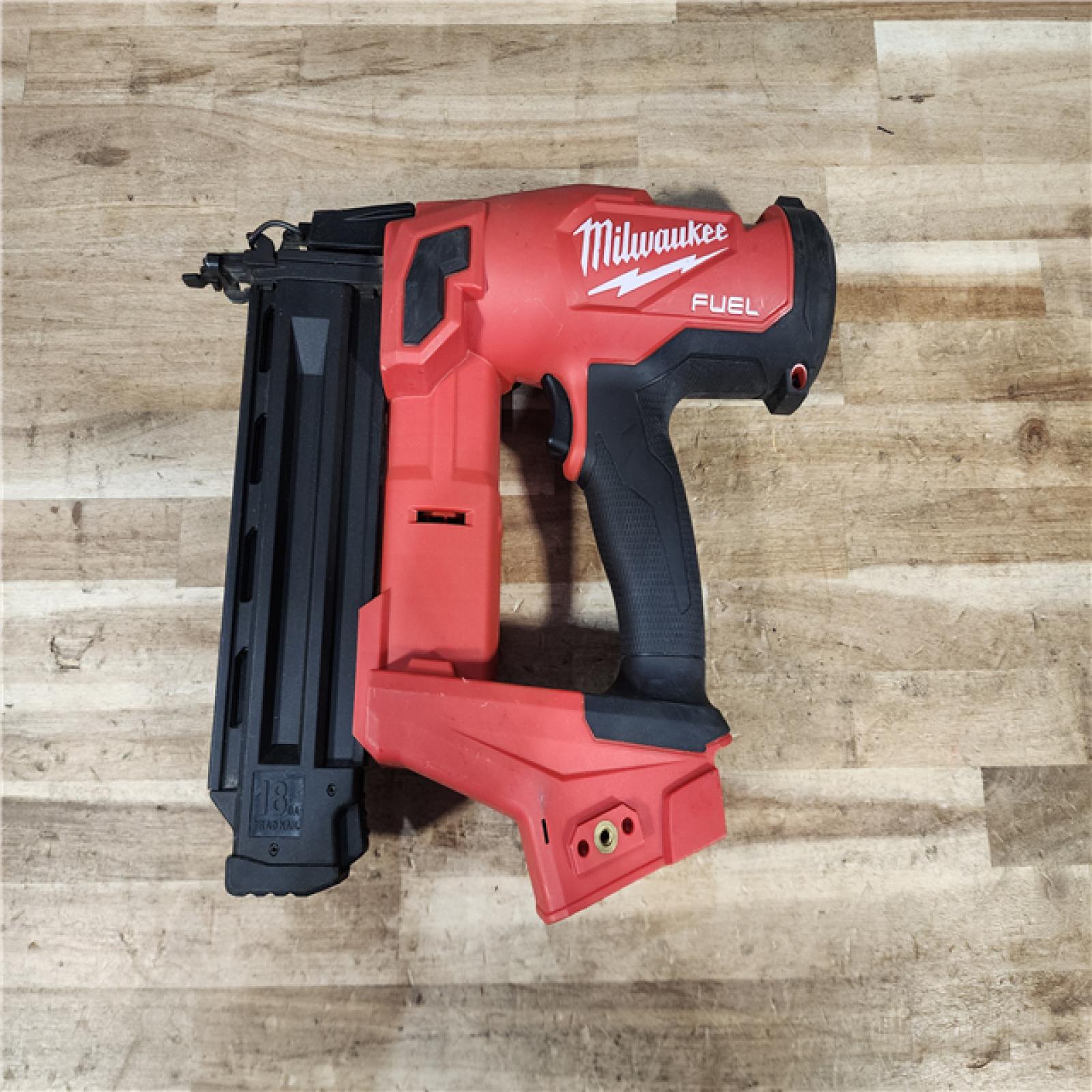 HOUSTON LOCATION - AS-IS Milwaukee FUEL 18-Volt Lithium-Ion Brushless Cordless Gen II 18-Gauge Brad Nailer (Tool-Only)