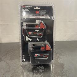 AS-IS- Milwaukee M18 XC High Capacity REDLITHIUM Battery Two Pack