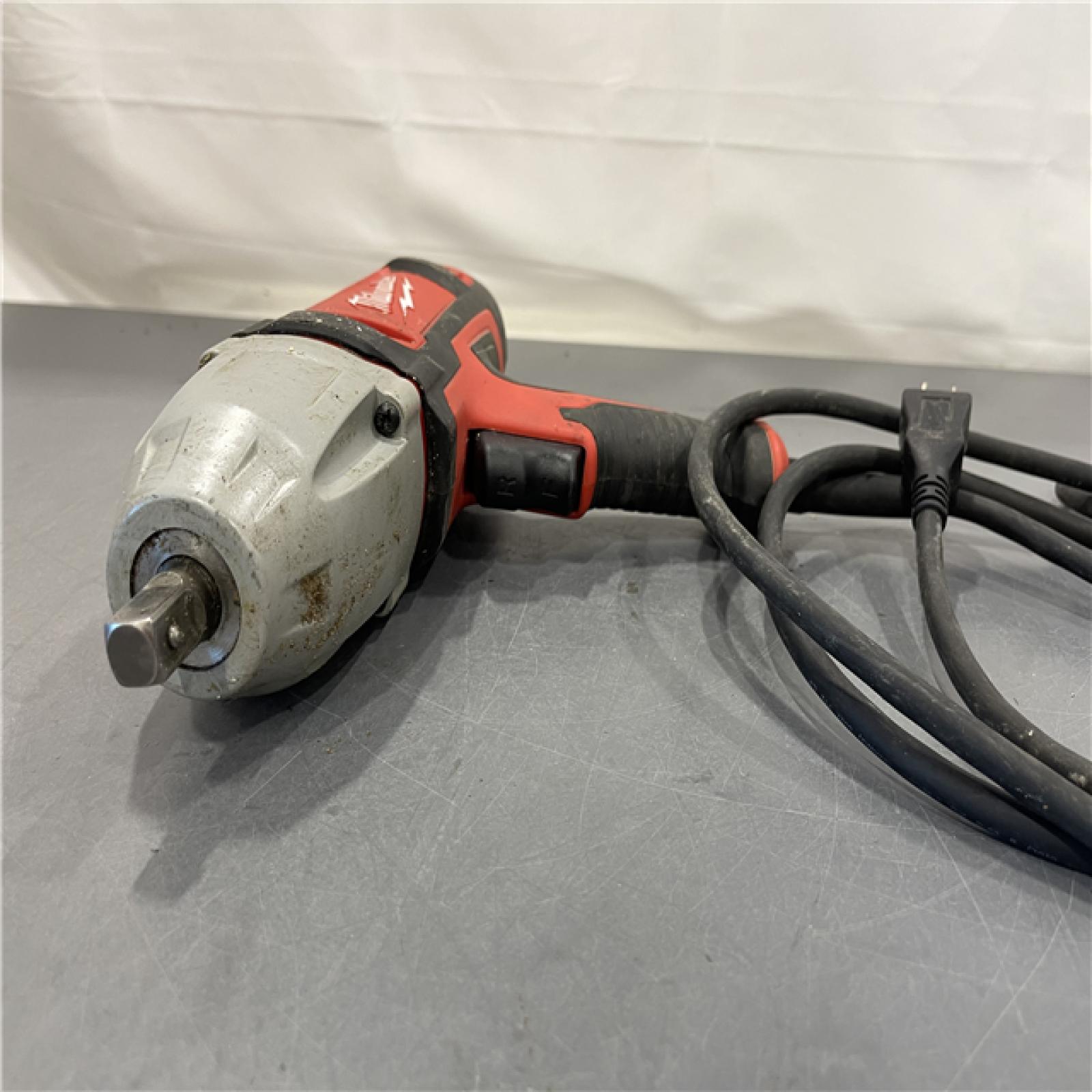 AS-IS - Milwaukee 1/2 in. Impact Wrench with Rocker Switch and Detent Pin Socket Retention