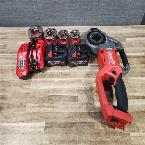 HOUSTON LOCATION - AS - IS Milwaukee 2870-22 M18 18V FUEL Cordless Compact Pipe Threader W/ ONE KEY Kit