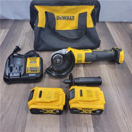 AS-IS Dewalt 20V MAX Brushless Cordless 4-inch Angle Grinder with Slide Switch Kit