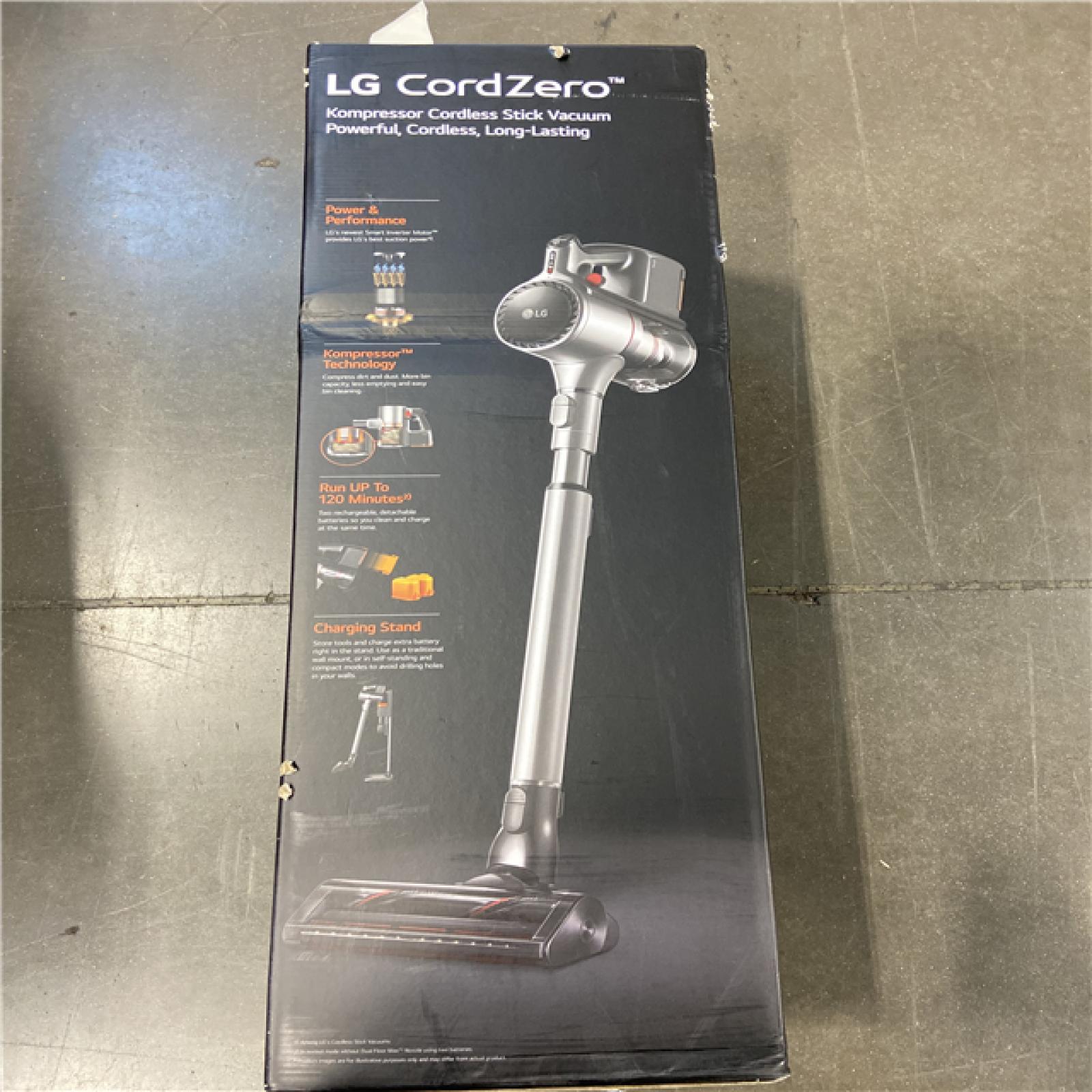 DALLAS LOCATION - LG CordZero Bagless Cordless Standard Filter Stick Vacuum, Charge Stand, 2 60min Battery for Carpet, Hardwood, Multisurface